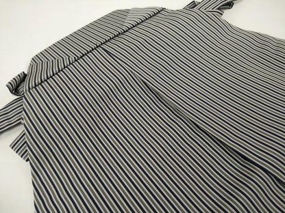 平和屋着物●男性 行灯袴 縞 正絹 逸品 AABF8162ck