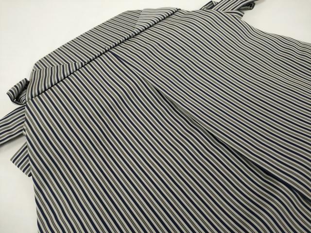 平和屋着物●男性 行灯袴 縞 正絹 逸品 AABF8162ck