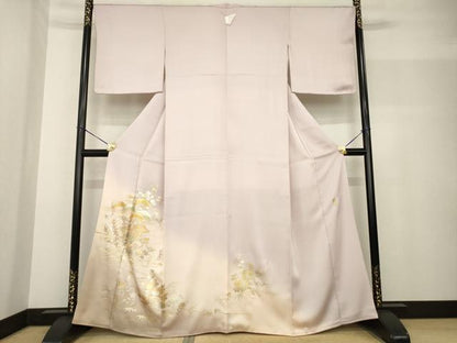 平和屋着物●金彩友禅 卓越技能者・名工・和田光正 色留袖 風景文 金銀彩 正絹 逸品 未使用 AABF8163ck
