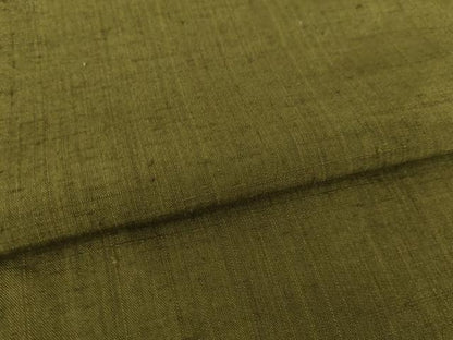 平和屋着物●男性 紬 アンサンブル 色無地 璃寛茶色 正絹 逸品 AABF8165ck