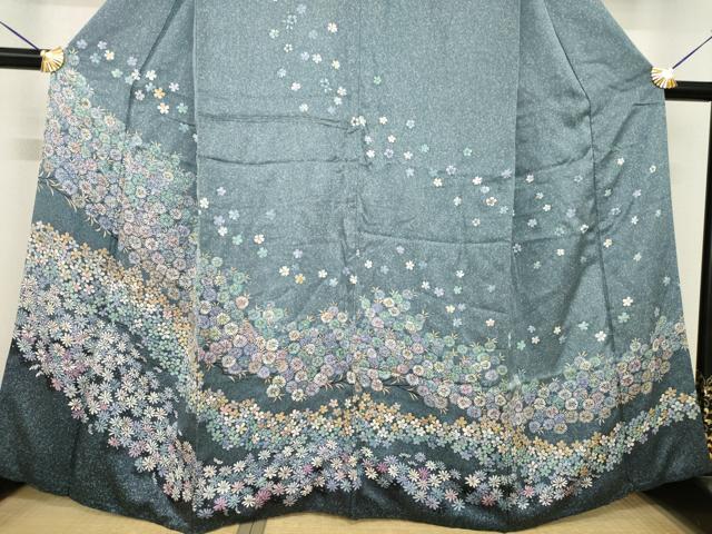 平和屋着物●訪問着 花尽くし 正絹 逸品 AABF8166ck