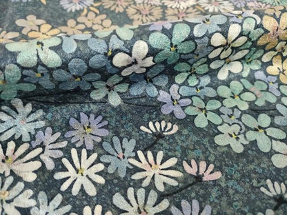 平和屋着物●訪問着 花尽くし 正絹 逸品 AABF8166ck