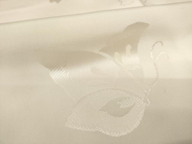 平和屋着物●振袖用長襦袢 無双仕立て 舞蝶文 暈し染め 正絹 逸品 AABF8167ck