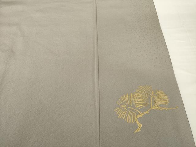 平和屋着物●金彩友禅 卓越技能者・名工・和田光正 訪問着 夢蒔絵 松 暈し染め 金彩 正絹 逸品 AABF8176ck