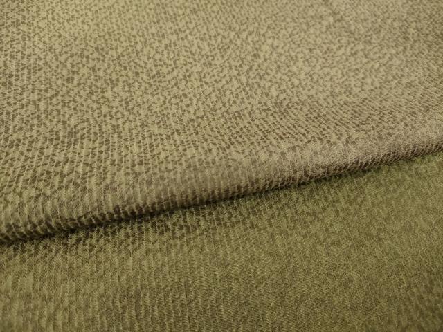 平和屋着物●染色作家　斉藤三才　小紋　霞文　暈し染め　正絹　逸品　AABF8184ck
