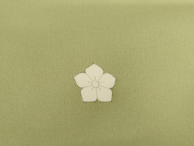 平和屋着物●創業460年・千總　色留袖　駒刺繍　柴垣に花　金彩　正絹　逸品　AABF8195ck