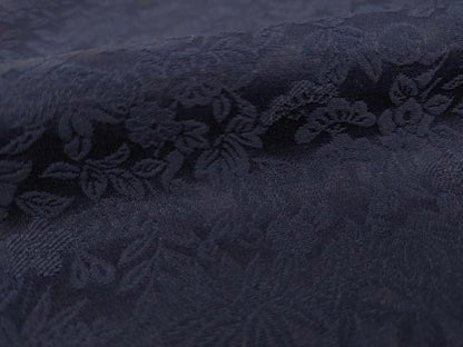 平和屋着物●藍染工房・こんや 全国阿波藍染染織作家協会会員 松本輝夫 色無地 黒紅色 ますいわ屋扱い ロング丈 正絹 逸品 AABF8197ck