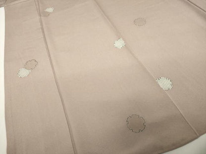 平和屋着物●上質な小紋　雪輪重ね文　正絹　逸品　AABF8198ck