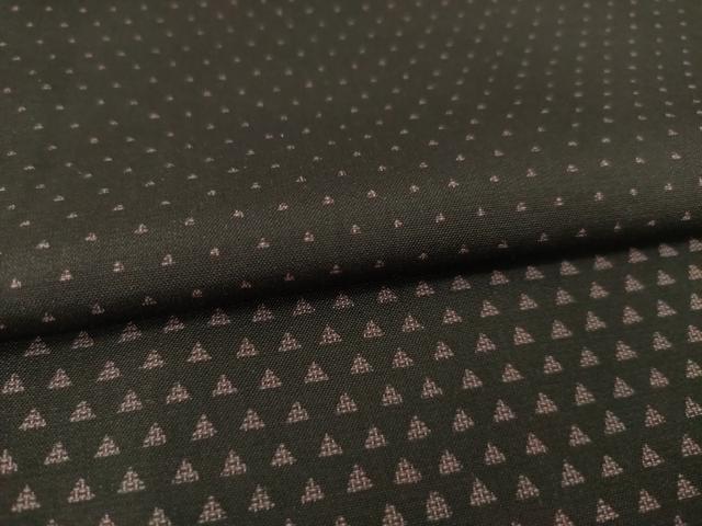 平和屋着物●本場大島紬　染大島　鱗文様　正絹　逸品　AABF8204ck
