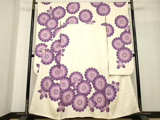 平和屋着物●名門 藤娘きぬたや・総絞り 振袖 花尽くし 正絹 逸品 AABF8213ck