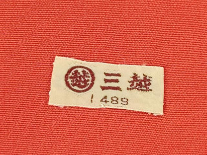 平和屋着物●豪華振袖　扇面花文　金彩　三越扱い　正絹　逸品　AABF8214ck