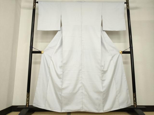 平和屋着物●市松綾織 紬 縞 高島屋扱い 正絹 逸品 AABF8222ck