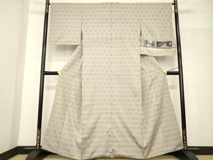 平和屋着物●1897年創業 名門岡野 本場筑前博多織 千年工房 紬 伊右衛門 献上 証紙付き 正絹 逸品 AABF8225ck