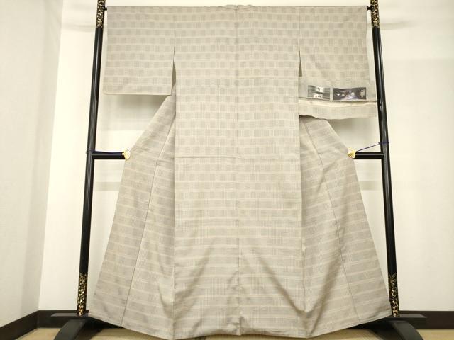 平和屋着物●1897年創業 名門岡野 本場筑前博多織 千年工房 紬 伊右衛門 献上 証紙付き 正絹 逸品 AABF8225ck