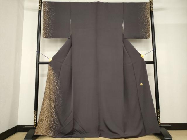 平和屋着物●ジャパンオートクチュール　渡辺雪三郎　訪問着　箔散らし文様　金彩　正絹　逸品　AABF8232ck