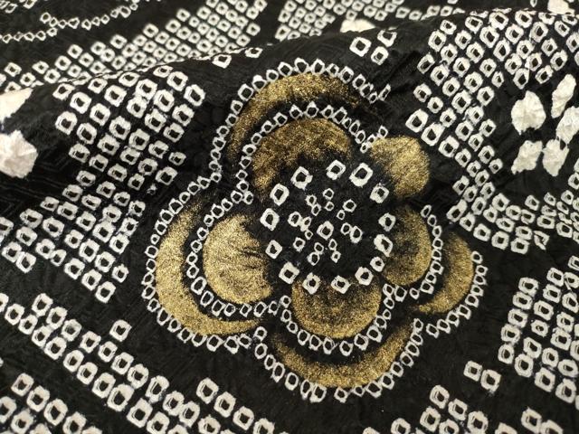 平和屋着物●豪華振袖　総絞り　駒刺繍　吉祥松文　正絹　逸品　AABF8233ck