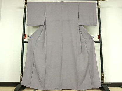 平和屋着物▽江戸小紋 単衣 鮫小紋柄 正絹 逸品 AABF8282jh