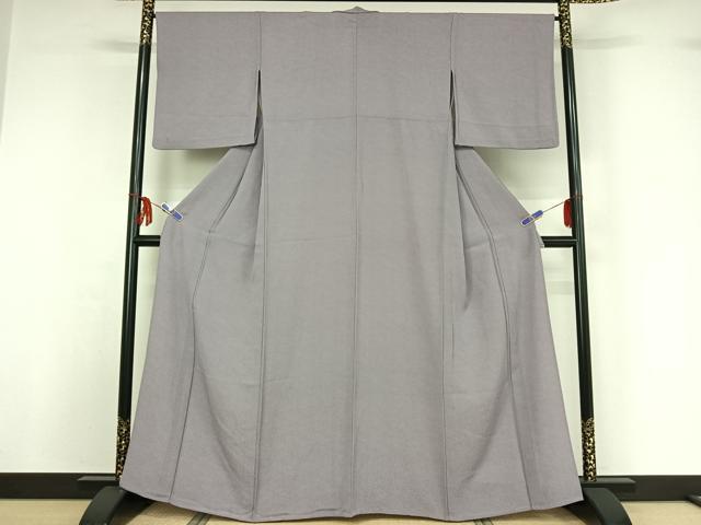 平和屋着物▽江戸小紋 単衣 鮫小紋柄 正絹 逸品 AABF8282jh