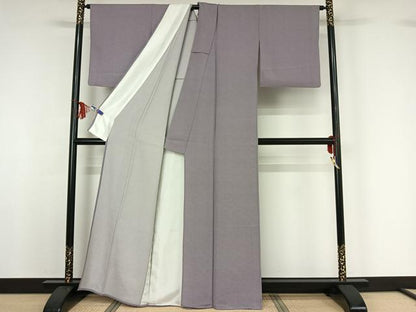 平和屋着物▽江戸小紋 単衣 鮫小紋柄 正絹 逸品 AABF8282jh