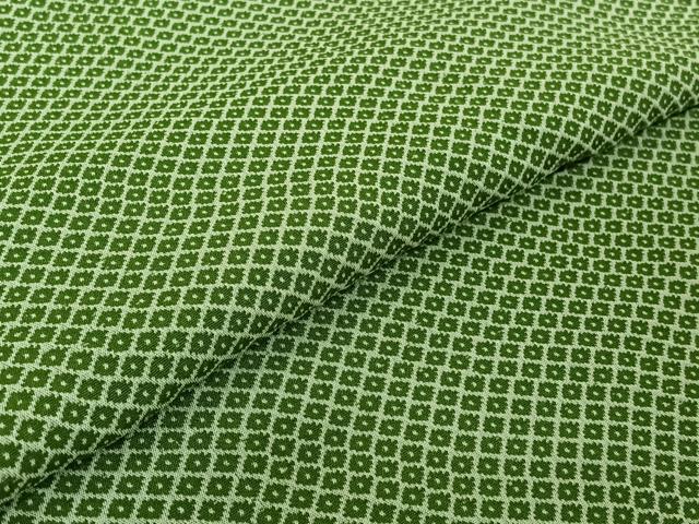 平和屋着物▽お召　単衣　鹿の子文様　正絹　逸品　AABF8287jh