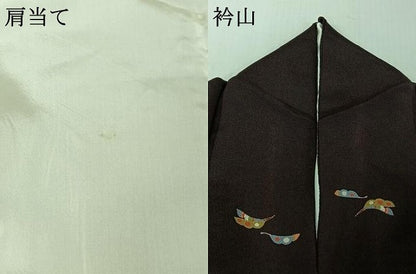 平和屋着物▽上質な小紋 単衣 成り物 鬼しぼ縮緬 正絹 逸品 AABF8290jh