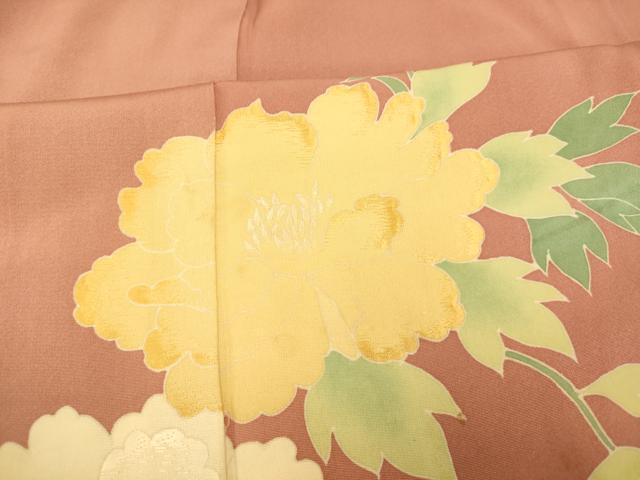 平和屋着物■訪問着 刺繍 枝花文 正絹 逸品 AABF8331fw