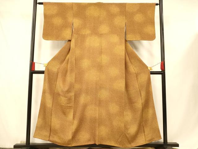 平和屋着物■上質な小紋 霞文 暈し染め 正絹 逸品 AABF8351fw