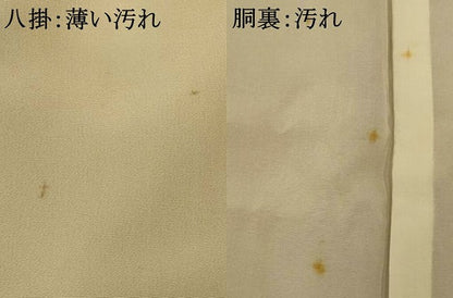 平和屋着物■訪問着 刺繍 枝松丸文 金糸 金彩 正絹 逸品 AABF8354fw