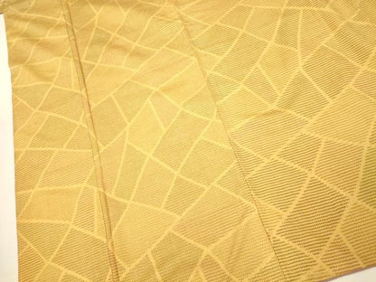 平和屋着物■上質な紬　切り嵌め文様　正絹　逸品　未使用　AABF8378fw