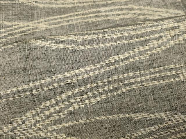 平和屋着物■上質な紬 幾何学文様 正絹 逸品 AABF8382fw