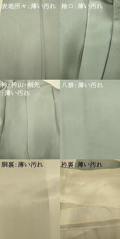 平和屋着物■上質な色無地 秘色色 正絹 逸品 AABF8396fw