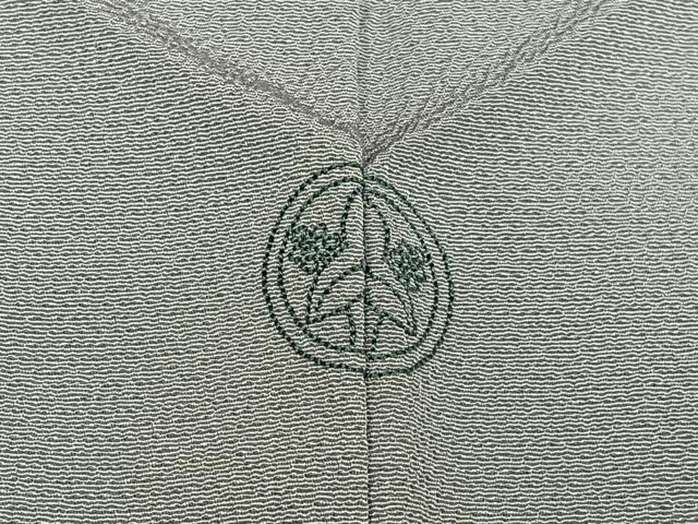 平和屋着物■訪問着 飛鶴文 暈し染め 金彩 正絹 逸品 AABF8543oa