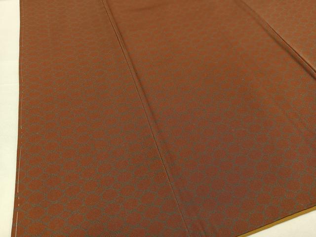 平和屋着物■上質な小紋 網目文 正絹 逸品 未使用 AABF8564oa