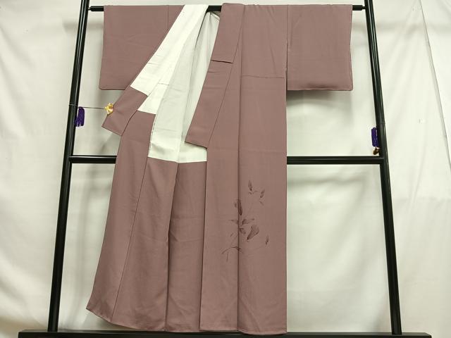 平和屋着物■色留訪問着 作家物 枝花文 正絹 逸品 未使用 AABF8588oa