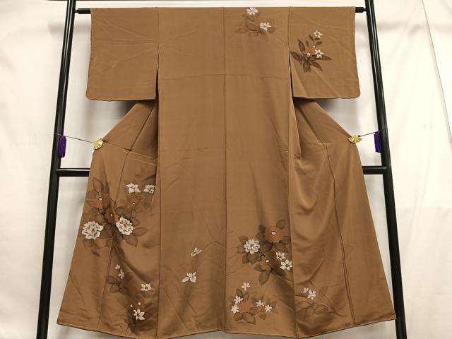 平和屋着物■訪問着 草花文 正絹 逸品 未使用 AABF8599oa