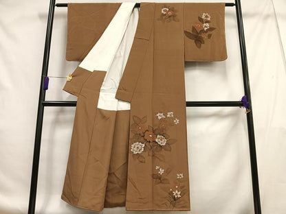 平和屋着物■訪問着 草花文 正絹 逸品 未使用 AABF8599oa
