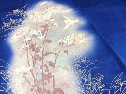 平和屋着物■訪問着 花鳥文 正絹 逸品 AABF8615oa
