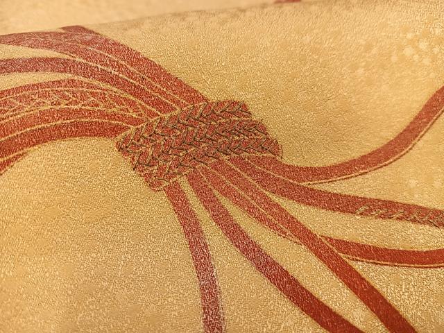 平和屋着物■訪問着 駒刺繍 結び紐文 暈し染め 金彩 正絹 逸品 AABF8642oa