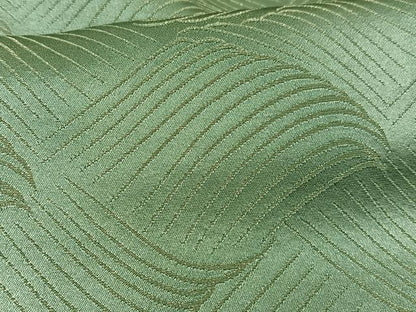 平和屋着物■上質な小紋 立波文 金糸 正絹 逸品 AABF8647oa