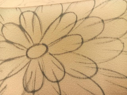 平和屋着物■上質な小紋 手描き 花づくし 正絹 逸品 AABF8657oa
