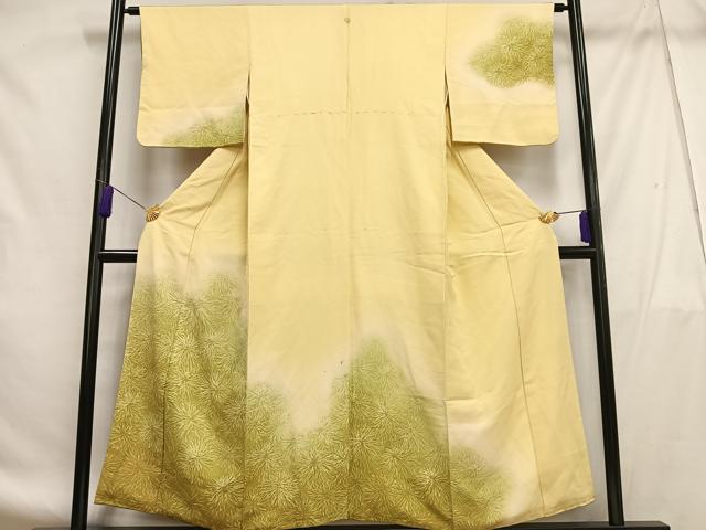 平和屋着物■訪問着 狢菊 暈し染め 正絹 逸品 AABF8660oa