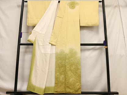 平和屋着物■訪問着 狢菊 暈し染め 正絹 逸品 AABF8660oa