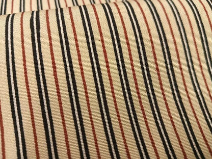 平和屋着物■上質な小紋　縞　正絹　逸品　AABF8662oa