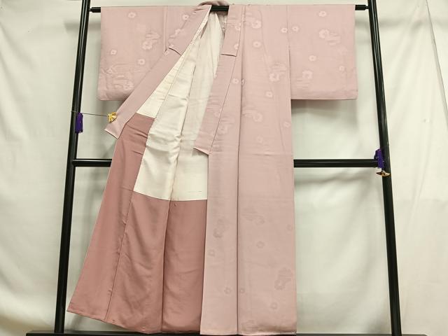平和屋着物■上質な色無地　舞花地紋　虹色　正絹　逸品　AABF8675oa