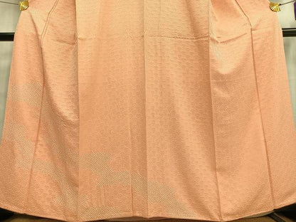 平和屋着物■訪問着 絞り 青海波地紋 正絹 逸品 AABF8701oa