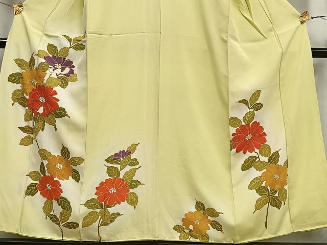 平和屋着物■訪問着 枝花文 暈し染め 金彩 正絹 逸品 AABF8703oa