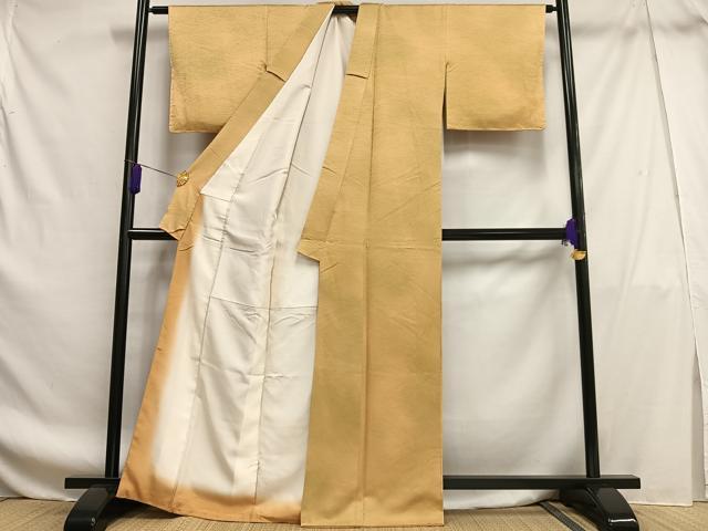 平和屋着物■上質な小紋　立波地紋　暈し染め　正絹　逸品　AABF8704oa