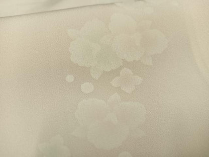 平和屋着物■長襦袢　袷　舞花文　暈し染め　正絹　逸品　AABF8718oa