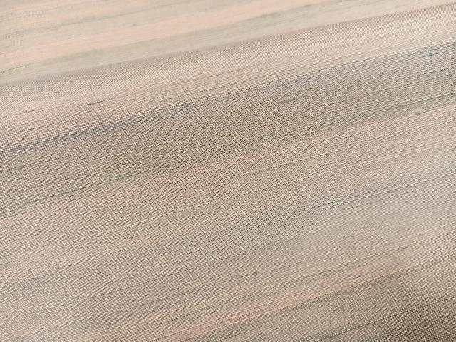 平和屋着物●紅花紬　米沢　霞文　正絹　逸品　AABF8723ph