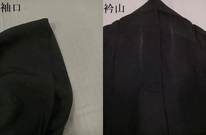 平和屋着物●山口美術織物　皇室　伊勢神宮御用　西陣織　訪問着　刺繍　松竹梅　黒地　金糸　正絹　逸品　AABF8726ph